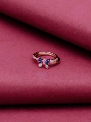 Rosegold Butterfly Ring