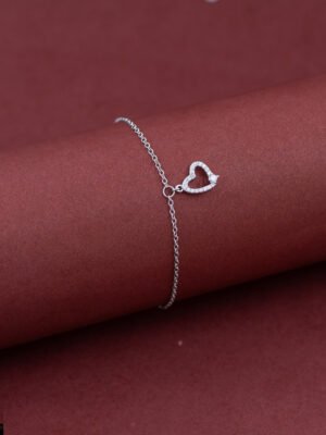 Timeless Heart Silver Bracelet