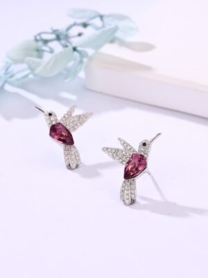 Crystal Bird Elegance Earrings