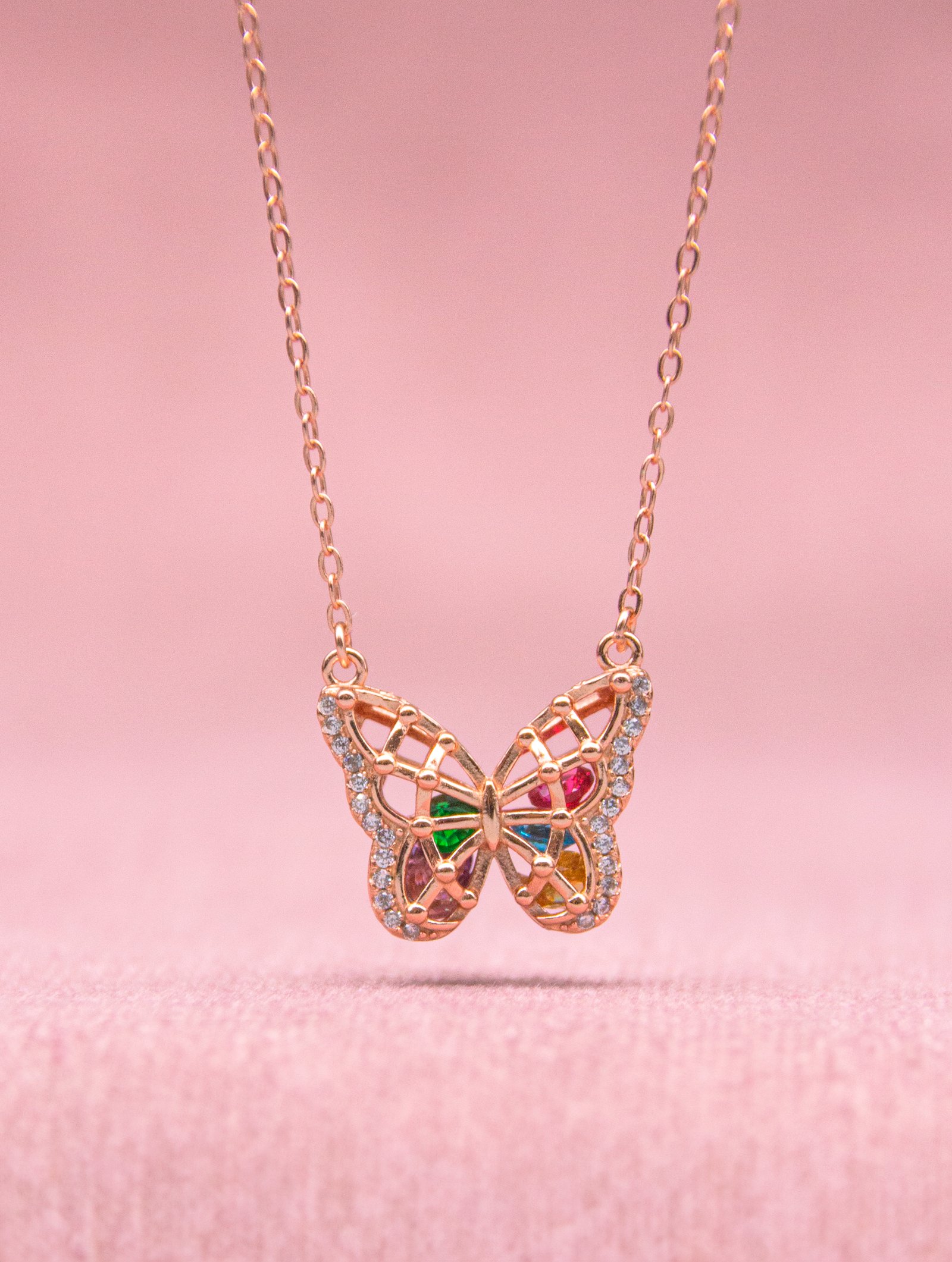 Butterfly Pendant Set